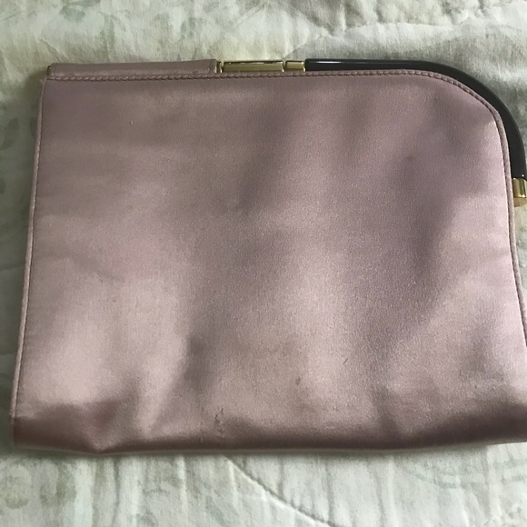 STELLA MCCARTNEY Pink Satin Clutch Authentic - Picture 3 of 5